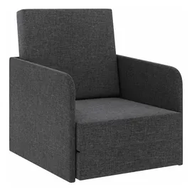 vidaXL Schlafsessel Ausziehbar 59,5 x 72 x 72,5 cm Dunkelgrau