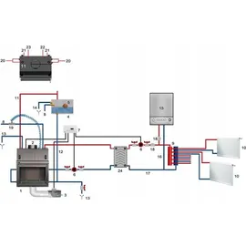Kratki LUCY Kamineinsatz Stahl Schwarz