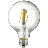 Sigor LED Filamentlampe GLOBE, 11W, 95mm, E27, 2700K, dimmbar, klar