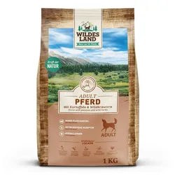 Wildes Land Pferd Hundetrockenfutter WL Pferd 1kg Hundetrockenfutter