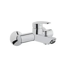 Vitra Dynamik S Wannen-/Brause-Armatur A40953EKM chrom, Ausladung 169mm, Wandmontage