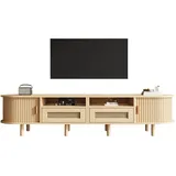 Okwish TV-Board Lowboard 170x40x40 cm Braun Holz
