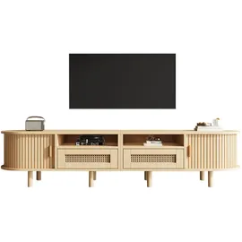 Okwish TV-Board Lowboard 170x40x40 cm Braun Holz