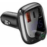 Baseus Bluetooth-Sender / Autoladegerät MP3 Player Schwarz