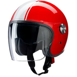 Redbike RB-861, Jethelm - Rot/Weiß - M