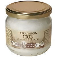 Aman Prana Kokosöl 325ml, nativ extra & bio - zum Verzehr & Körperpflege