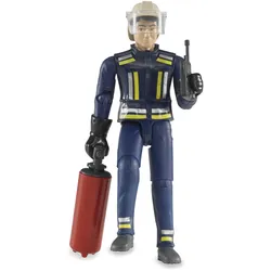 BRUDER  - Feuerwehrmann mit Helm, Handschuhen und Zubehör 60100
