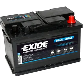 Exide EP600 Dual AGM 70Ah 12V