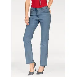 Gerade Jeans »Annett«, bequeme Passform, 5-Pocket-Style, hohe Taille, Gr. 38 - N-Gr, bleached, , 568355-38 N-Gr