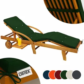 DETEX Auflage Sunlounger Grün 195x55x5cm