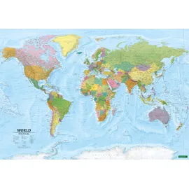 Freytag-Berndt und ARTARIA World map XXL, political, english, 1:15.000.000, Poster, freytag & berndt: 184 x 127,3 cm, Wall Map (freytag & berndt Poster + Markiertafeln)