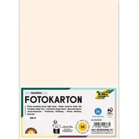 Folia Fotokarton 300 g/qm 50 Blatt A4 beige