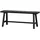 Woood Sitzbank Imme Schwarz 110 x 40 x 48 cm