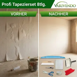 varivendo Tapezierset 8tlg. Werkzeug  weiß 34193