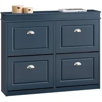 SoBuy Schuhkipper 105 x 83 x 24 cm blau