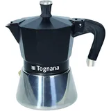 Tognana Sphera 3 Tassen Schwarz