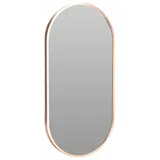 OEM Ovaler Wandspiegel 30 x 60 cm Gold