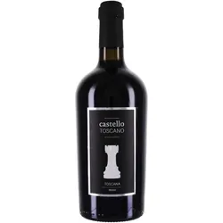 Castello Toscano Rosso Toscano 2022 - Rotwein / halbtrocken - Italien / Toskana - Merlot,Sangiovese /
