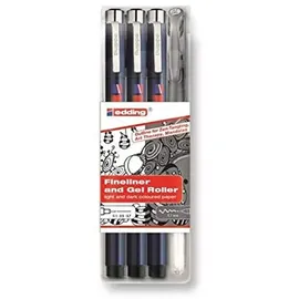 edding Fineliner/Gelroller Zendoodle Set