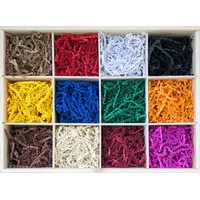 2 KG PresentFill® Füllmaterial Saphir Blau - umweltfreundliches Polstermaterial aus 100% Recycling Papier für Geschenke Pakete Versand - Verpackungsmaterial zum Verpacken Füllen | Polstern I Deko