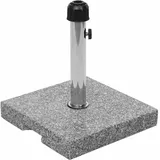 MCW Schirmständer Granit 23 kg Grau