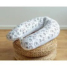 LOOLAY Stillkissen 170 cm Floral Braun/Weiß