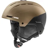 Skihelm für Damen und Herren individuelle Größenanpassung optimierte Belüftung Brown-Black matt