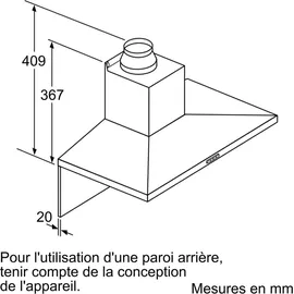 Bosch DWQ66DM50 Wandhaube 60 cm