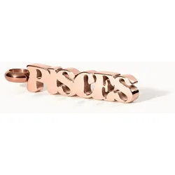 PURELEI Pisces Letter Charm