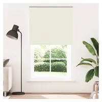VidaXL Verdunkelungsrollo Cremeweiß 135x230cm Stoffbreite 131,6cm