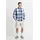 !Solid Langarmhemd Blau XL