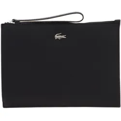 LACOSTE Anna Clutch Black Warm Sand