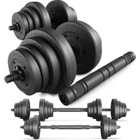 Trex sport Hantelset Kurzhanteln 2er Set 2x20kg verstellbare Hanteln