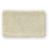 WohnDirect Premium Badematte Einzeln zum Set kombinierbar • Badvorleger Duschmatte • rutschfest & Waschbar • Badteppich, Badezimmerteppich Creme • 60 x 100 cm