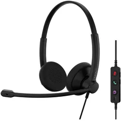Epos IMPACT 100, Stereo-Headset, Kabelgebunden, USB-C+A Super-Wideband-Technologie, Teams zertifiziert