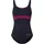 Energetics Badeanzug Damen Schwarz/Violett 40 Cup C