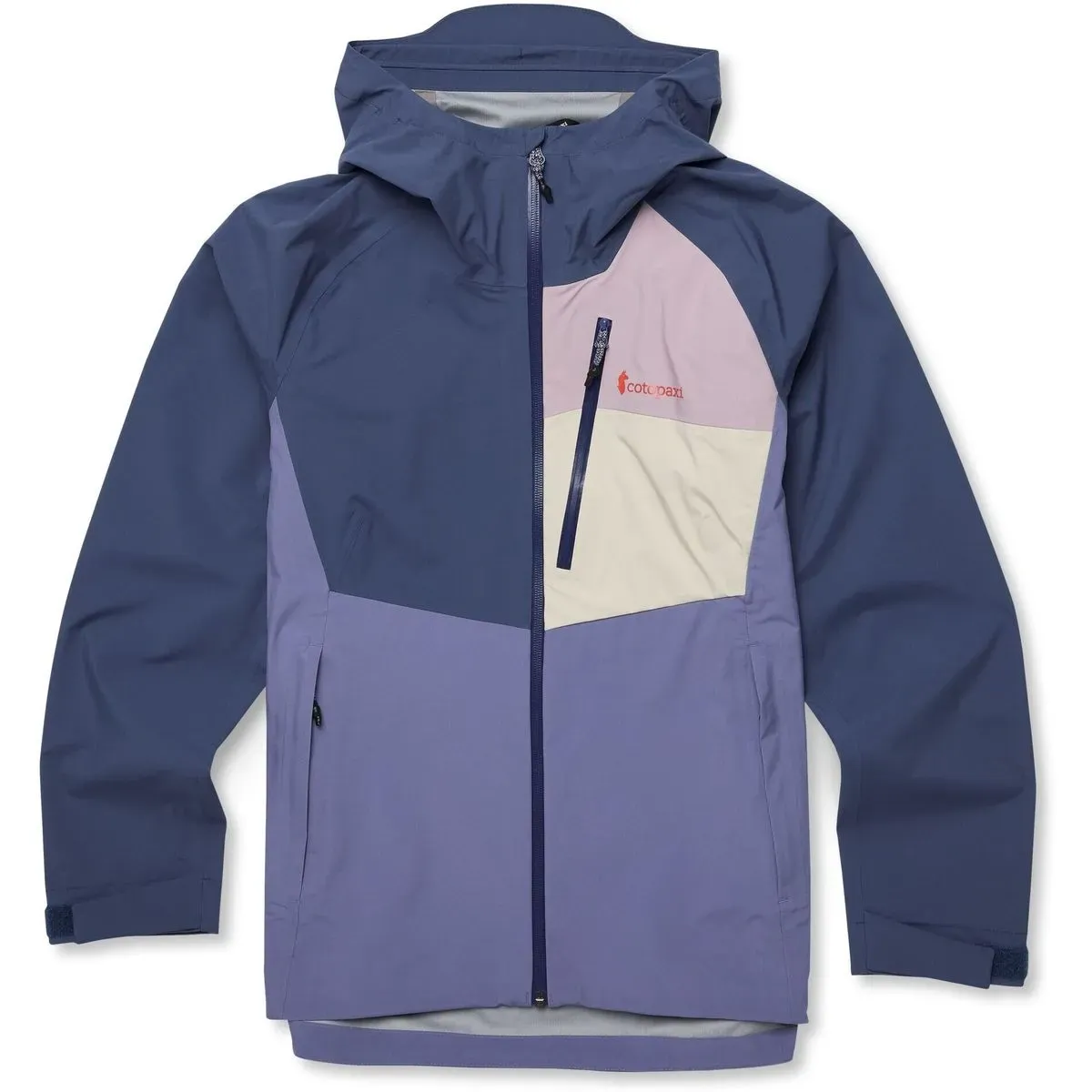 Cotopaxi Impermeo 3L Hooded Shell Jacket - Womens Women dusk and blue smoke M
