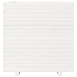 vidaXL Pflanzkübel 70 x 70 x 72,5 cm Weiß