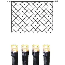 Star Trading Lichterkettennetz LED 2x1,5 m Schwarz warmweiß