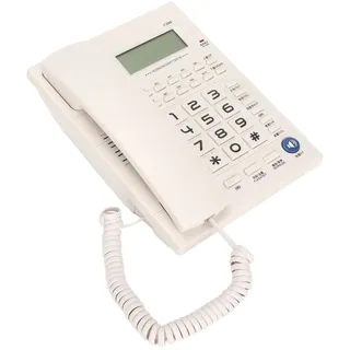 Festnetztelefone für zu Hause, LED-Bildschirm, Modisches, Schnurgebundenes Business-Telefon für das Büro, Großes Tastentelefon für Senioren, Schnurgebundene Telefone für das