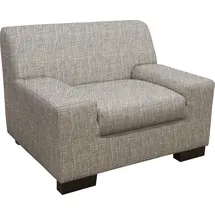 DOMO collection Sessel Norma Kunstleder 110 x 74 x 85 cm Beige