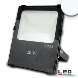 ISOLED Outdoor LED Fluter PRISMATIC 20W, IP66, drehbar und schwenkbar, anthrazit, 6000K 2550lm 110° ISO-113582