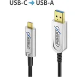 FIBERX USB-C 5 m Schwarz
