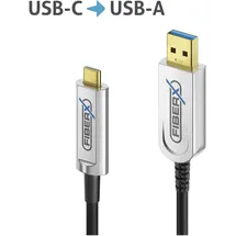 FIBERX USB-C 5 m Schwarz