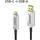 FIBERX USB-C 5 m Schwarz