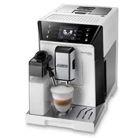 De'Longhi PrimaDonna Class ECAM 556.55.W Kaffeevollautomat mit LatteCrema Milchsystem, Cappuccino und Espresso auf Knopfdruck, 3,5 Zoll TFT Farbdisplay und App-Steuerung, Weiß