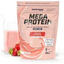energybody systems Mega Protein Erdbeer Pulver 500 g