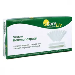 Holzmundspatel einzeln verpackt