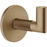 GESSI Anello Wandhaken D=14mm, mit Rosette D=50mm, 63721726, Farbe: Warm Bronze gebürstet