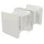 Buylando Emma Komplettdusche 75 x 195 cm rechts 75 x 90 cm Weiß transparent/matt